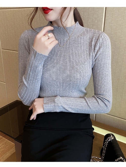 半高領針織打底衫